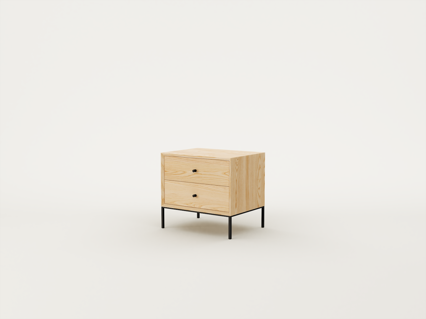 Cosmo 2 Drawer Bedside Cabinet