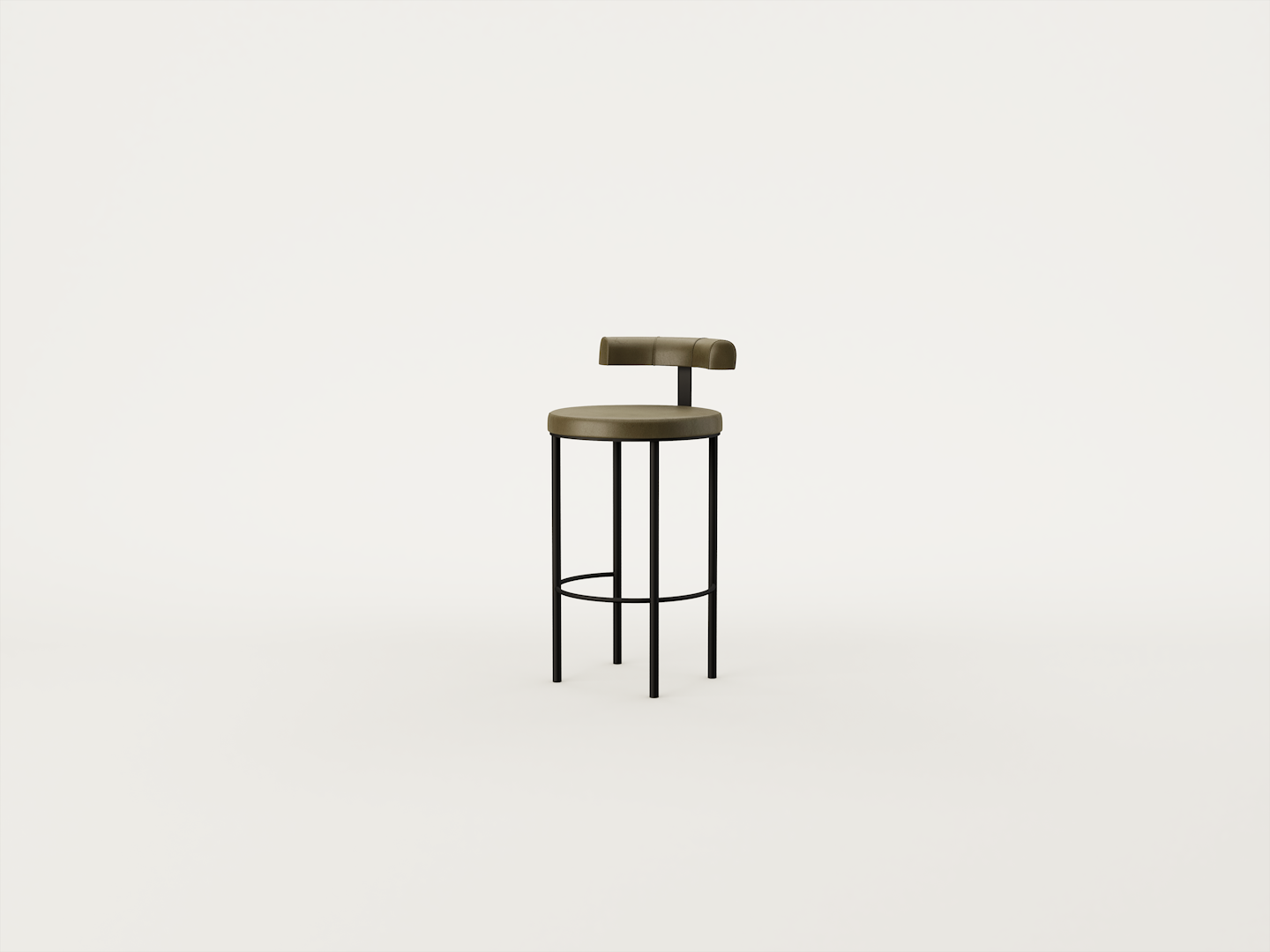 Ratio Bar Stool Upholstered - With Back